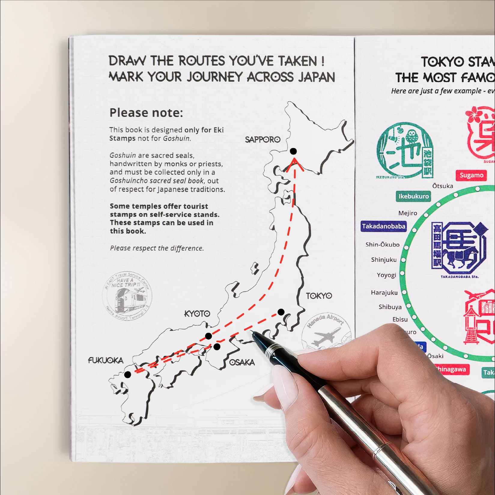 EN/JP phrasebook and trip planner included